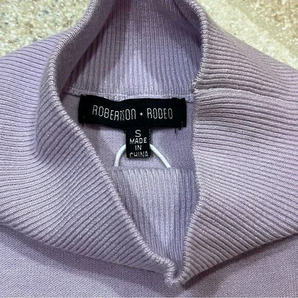 Lavender Turtleneck Sweater - Picture 12 of 16